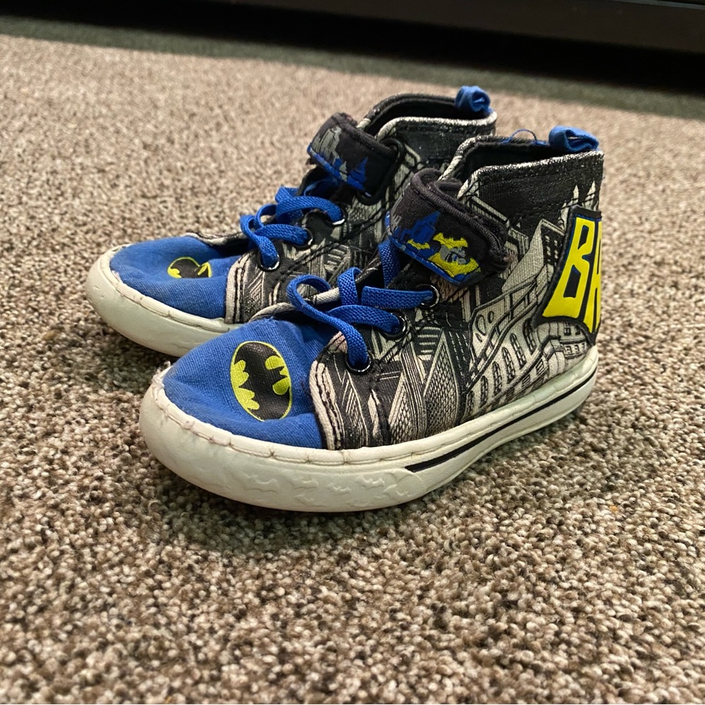 Toddler Size 7 Batman High Tops